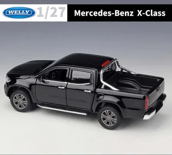 WELLY Diecast 1:24 Masina Clasic Camioneta Mercedes Benz Clasa X Metal Vehicul Aliaj Model de Mașină de Jucărie Pentru Copii Cadou de Colectie