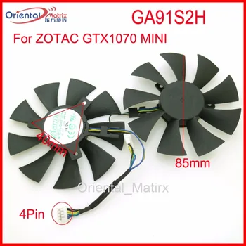 Transport gratuit 2 buc/Lot GA91S2H 12V 0.35 40*40*40mm 4Pin 85mm Fan VGA Pentru asus GTX1070 MINI placa Grafica Cooler Ventilator de Răcire