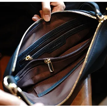 AETOO piele Moale simplu unul-umăr geanta, de mare capacitate casual sută cu stilet geanta vintage din piele geantă de mână
