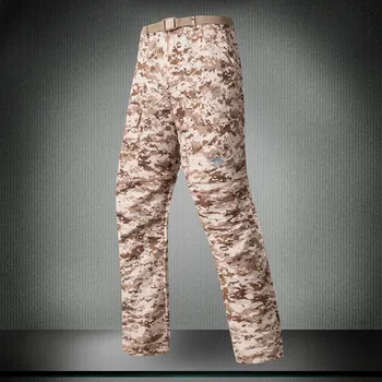 Bărbați în aer liber iute Uscat Camuflaj Detasabila Subțire Pantaloni Navy Seal Militare Tactice Respirabil Detașabil Picior Partea a Doua Pantaloni