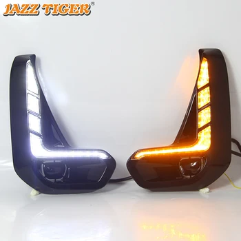 JAZZ TIGER 2 BUC Galben de Semnalizare Functie Auto 12V DRL Lampă de Zi cu LED-uri Lumina de Zi lumina Pentru Toyota Hilux Revo 2020 2021