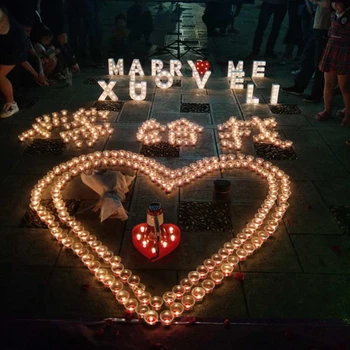 26 de Litere LED Alb Lumina de Noapte Marquee Semn Alfabetul Lampa Pentru Ziua de nastere Anul Nou, Ziua Îndrăgostiților Decor