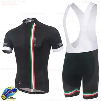 2020 Italia Echipă profesionistă de Ciclism Jersey Set 19D Biciclete pantaloni Scurți Set Ropa Ciclismo de Vară pentru Bărbați Biciclete Maillot Salopete Pantaloni Ciclism de Îmbrăcăminte