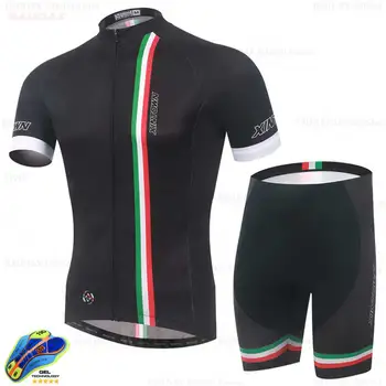 2020 Italia Echipă profesionistă de Ciclism Jersey Set 19D Biciclete pantaloni Scurți Set Ropa Ciclismo de Vară pentru Bărbați Biciclete Maillot Salopete Pantaloni Ciclism de Îmbrăcăminte