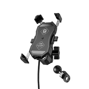 12V Impermeabil Motocicleta QC3.0 USB Încărcător Rapid de Montare Stand Suport de telefon Mobil Y51A