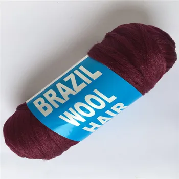 6 Bile/Lot Fierbinte de Vânzare cu Ridicata Nou Brazilian Lână, Păr de Păr African Fire pentru Sengalese Răsuciți Panglica Poate Mix Pentru Culoare