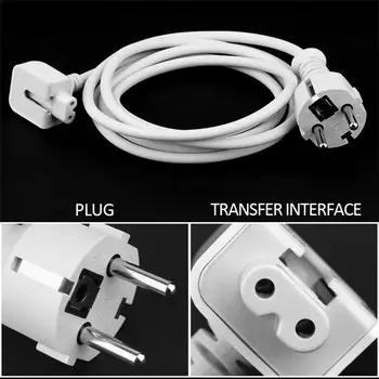 1,8 M Cablu de Extensie Cablu pentru Macbook Pro Încărcător Cablu de Cablu de Alimentare, Adaptor US/UE/AU Plug Stoc ACEHE