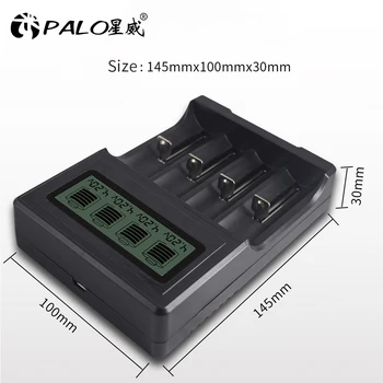 PALO 3.7 V 18650 Incarcator baterie Li-ion USB de încărcare independent portabil tigara electronica 18350 16340 14500 baterie