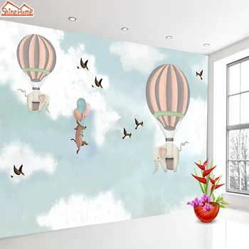 ShineHome-imagini de Fundal de Hârtie de Perete Wallpaper 3 d Living Fete pentru Copii Desene animate Murală Role Dormitor TV de Fundal de Decor Acasă