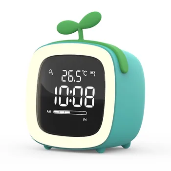 Creative Digital De Alarmă Tv Drăguț Animal De Companie Mic, Administrat De O Exigibilă Mini Fete Și Copii Ceas De Afișare A Temperaturii