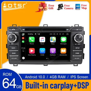 Carplay Android BT Ecran GPS Auto Navigatie Pentru Toyota Auris 2013 Auto Radio Audio Stereo, Player Multimedia, Unitate de Cap