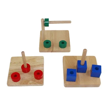 Montessori Jucarii Pentru Copii Timpurie, de Învățământ Preșcolar de Formare Jucării Discuri pe Dibluri Set