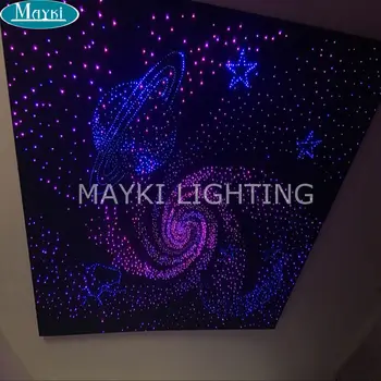 Maykit New Sosire Cree Chip 10w Led-uri Albe Cu Efect de Sclipire de Lumină Motor de Iluminat Fibra Optica Pentru Copii