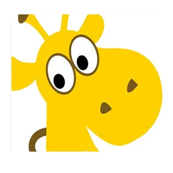 Copii Diagramă Înălțime Perete Autocolant Decor acasă desen Animat Girafa Înălțime de Conducător Acasă Decorare camera Decalcomanii de Perete de Arta tapet Autocolant