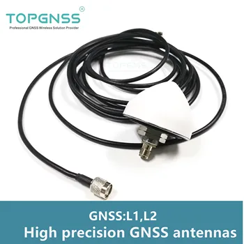 De dimensiuni mici High gain 40dB mare precizie navigatie antena GPS, antena GNSS RTK, SMA la TNC cablu pentru ZED-F9P UAV GPS