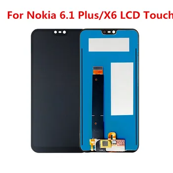 Pentru Nokia 6.1 Plus X6 Display LCD Si Touch Screen Digitizer Asamblare Pentru NOKIA X6 6.1 Plus Display ecran lcd module