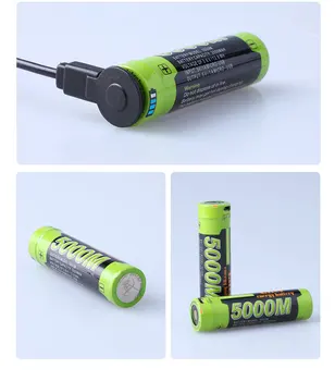 Baterie Laptop USB 5000M 18650 3.7 V 3500mAh Li-ion Baterie Reîncărcabilă 4 LED Indicator Power bank baterie de încărcare Mobil batte