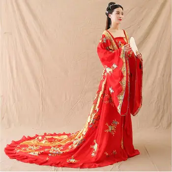 Antic Chinez Hanfu Tinuta Zână Deluxe Clasice Curtea Regală Prințesa Adult Rochie Îmbunătăți Han Tang Song Dinastiei Ming costum