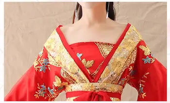 Antic Chinez Hanfu Tinuta Zână Deluxe Clasice Curtea Regală Prințesa Adult Rochie Îmbunătăți Han Tang Song Dinastiei Ming costum