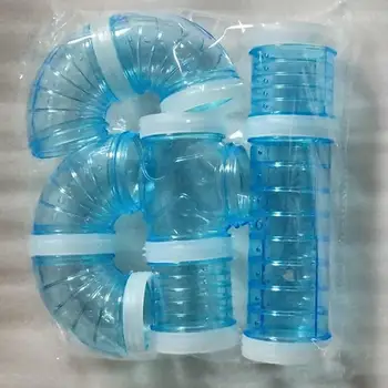 DIY de tip U Țeavă de material Plastic din Tubul de Linie de Formare Joc Extern Conectat Tunel Jucării pentru Animale Mici Cușcă de Hamster Accesorii