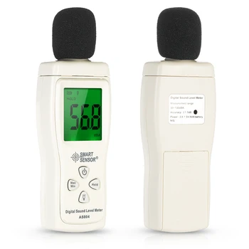 Adevarate Mini Digital Sound Level Meter LCD Zgomot Meter Instrument de Măsurare Decibel Tester 30-130dBA Datelor