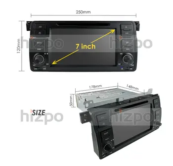 7 Inch 1 Din IPS Android 10 Radio Auto pentru Bmw 3 E46 GPS AUTO 2000-2006 Ecran Tactil Stereo DVD Player Multimedia Wifi