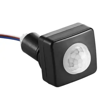 LED Detector PIR Senzor de Mișcare Infraroșu Întrerupător Cu temporizare Sensibilitate Reglabilă Lumină-Întuneric Senzor de Mișcare PIR Senzor