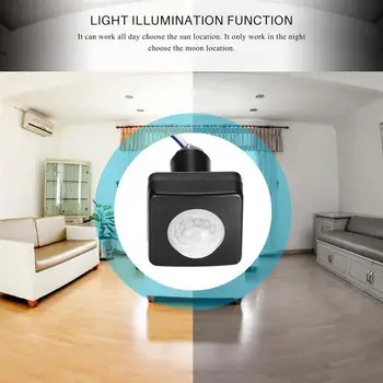 LED Detector PIR Senzor de Mișcare Infraroșu Întrerupător Cu temporizare Sensibilitate Reglabilă Lumină-Întuneric Senzor de Mișcare PIR Senzor