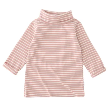 1-6M de Toamna pentru Copii Fete Baieti Tricou Copii Iarna Haine groase Stripe Long Sleeve Bluza Topuri jocuri pentru Copii T-Shirt