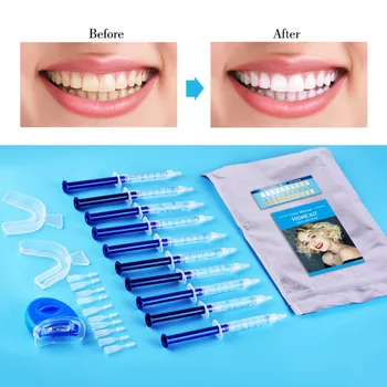 Fierbinte de Albire cu Peroxid Albire Dentara Sistemul Gel Oral Kit Înălbitor Dinte Dentare Echipamente cu Lumina Rece a Lămpii