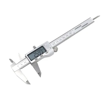 150 mm din Oțel Inoxidabil LCD Digital Electronic Șubler cu Vernier Gauge Micrometru Riglă de Măsurare a Adâncimii Instrumente de Comutare Metrice