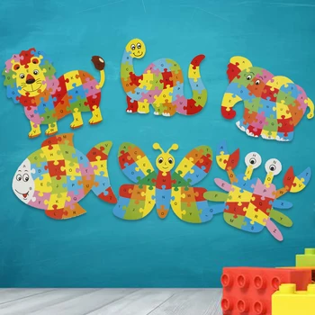 Copilul Din Lemn Alfabet Puzzle Copii Puzzle De Animale Numere De 26 De Litere Engleză De Învățare De Învățământ De Puzzle Jucărie