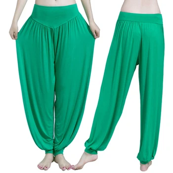 13 Culori Largi Picior Pantaloni De Yoga Pentru Plus Dimensiune Femei Pantaloni Largi Pantaloni Lungi Pentru Yoga Dans S M L Xl Xxl Xxxl Moale Modale Acasa Pantaloni