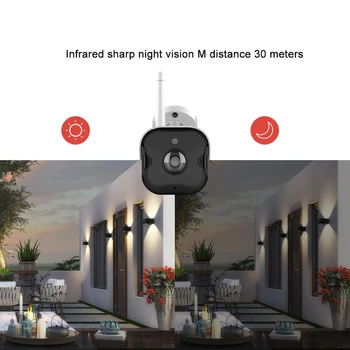 HD 1080P Wifi Camera Bullet de Stocare Cloud Inteligent de Securitate aparat de Fotografiat Impermeabil în aer liber Wireless aparat de Fotografiat Viziune de Noapte