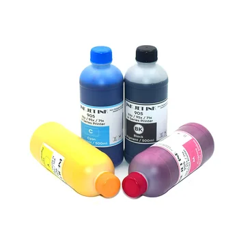 4*500 ml/ Culoare HP711 Vrac Pigment Cerneala Refill Kit pentru HP Designjet T120 T520 Cartuș de Imprimantă și Ciss