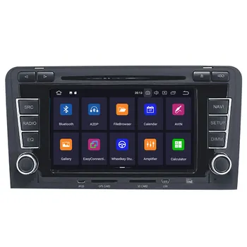 Android 10 DSP Navigatie GPS Radio Auto DVD Player Pentru Audi A3 S3 2003-2012 Radio Auto Unitate Cap aparat de Fotografiat Gratuit un Player Multimedia