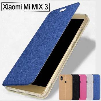 Pentru Xiaomi Mi se Amestecă 3 UltraThin caz se Amestecă 3 Mix3 Caz din piele PU TPU moale capacul din spate pentru Xiaomi se Amestecă 2 flip case Mi se Amestecă 2S caz