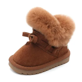 Babaya Iarna Copii Pantofi Baieti copii Cizme de Zapada pentru Fete 2020 Iarna Noua moda de Cald, Plus Catifea Baieti Copii Cizme Scurte