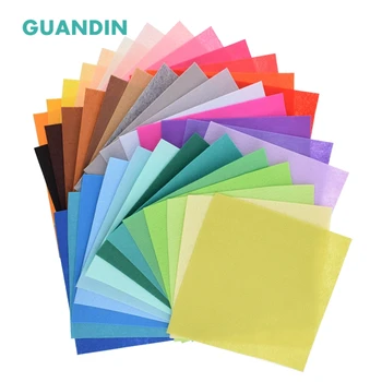 GuanDin,40pcs în 1 pachet Mix-Culoare Solidă/Poliester Nețesut Simțit Material/Grosime 1mm/pentru DIY Cusut Jucarii,Artizanat Păpuși/20cmx20cm