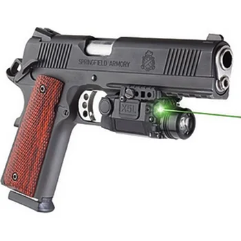 Tactice LED Verde Laser Lanterna Combo X5L Universal Pistol Mira Laser Pistol Pentru Airsoft Glock 17 19 Seria