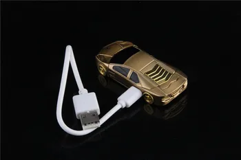 2 BUC/LOT Creativ Masina de Metal de Forma Reîncărcabilă Eletronic USB Windproof Bricheta