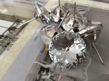 20buc Model de Diamant Cristal Tapițerie Unghii Butonul Pioneze Capse Ace 20/25/30mm Dia Canapea Decor de Perete Mobilier Accesoriu