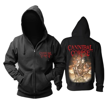 Bloodhoof Cannibal Corpse Bărbați Death Metal, heavy metal cu fermoar HANORAC din Asia Dimensiune