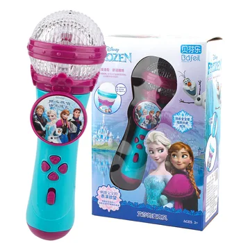 Originales Disney Elsa, Anna, Olaf fete frozen 2 Printesa Cântând Microfon jucării Muzică Amplificată Copil K Cântec Fata copii cadouri