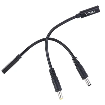 USB 3.1 de Tip C USB de sex Feminin La DC 5.5*2.5 5.5*2.1 Putere de sex Masculin Adaptor Încărcător Conector Adaptor PD Emulator de Declanșare Cablu de Încărcare