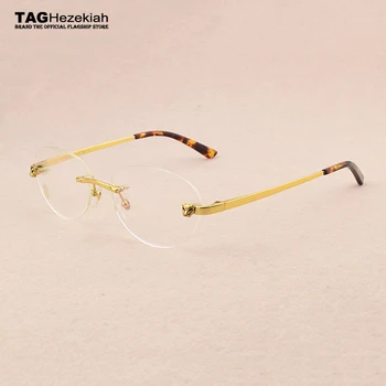 Ultralight titan rama de ochelari femei ochelari fără ramă cadru bărbați rame ochelari de vedere barbati Fara rama rame de ochelari pentru Femei CT0038S
