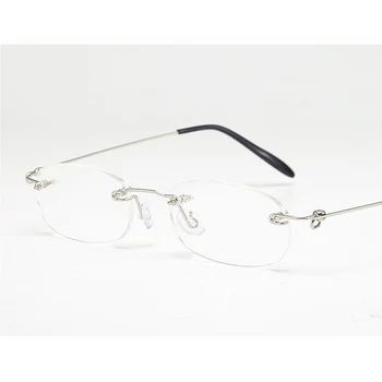 2019 moda ultra light fara rama ochelari femei de afaceri portabile de lectură ochelari de bărbați cu cazul