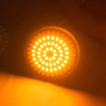 Motocicleta Turn Semnal de Lumină LED-uri Fata-Spate, Amber Semnale Rândul său, 1156 1157 Indicator Lumina Roșie Motocicleta Accesorii
