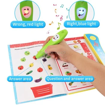 Iluminarea Copii De Învățare A Limbii Mașină De Carte Inteligent Logica Lectură Stilou Jucării, Electronice Y-Carte Devreme Distractiv De Învățământ Studiu