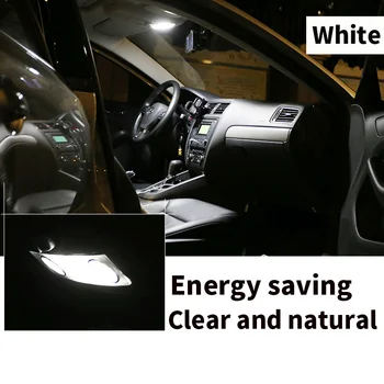 11Pcs Alb Canbus led-uri Auto de interior lumini Pachet Kit pentru 2010 2011 2012 Ford Fusion led lumini de interior